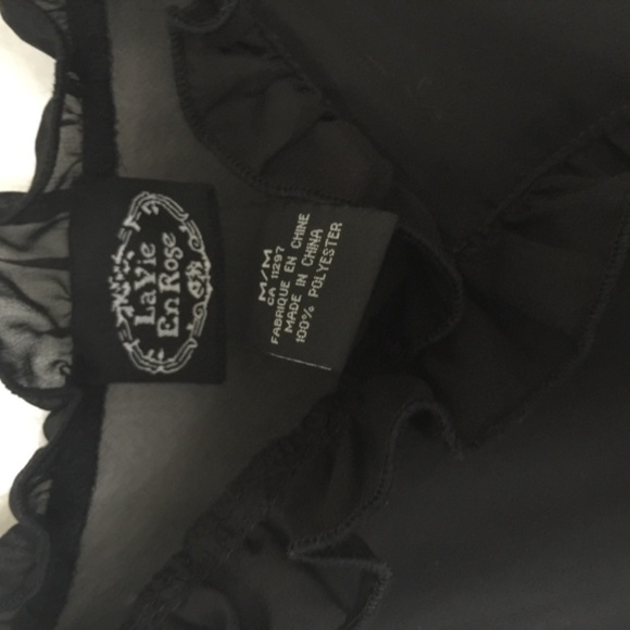 Ruffled chiffon nightie - Picture 3 of 4